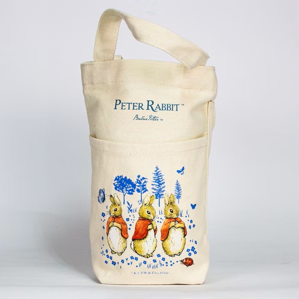 【世豐】PETER RABBIT 比得兔環保飲料提袋-(兔妹趣味森林), , large