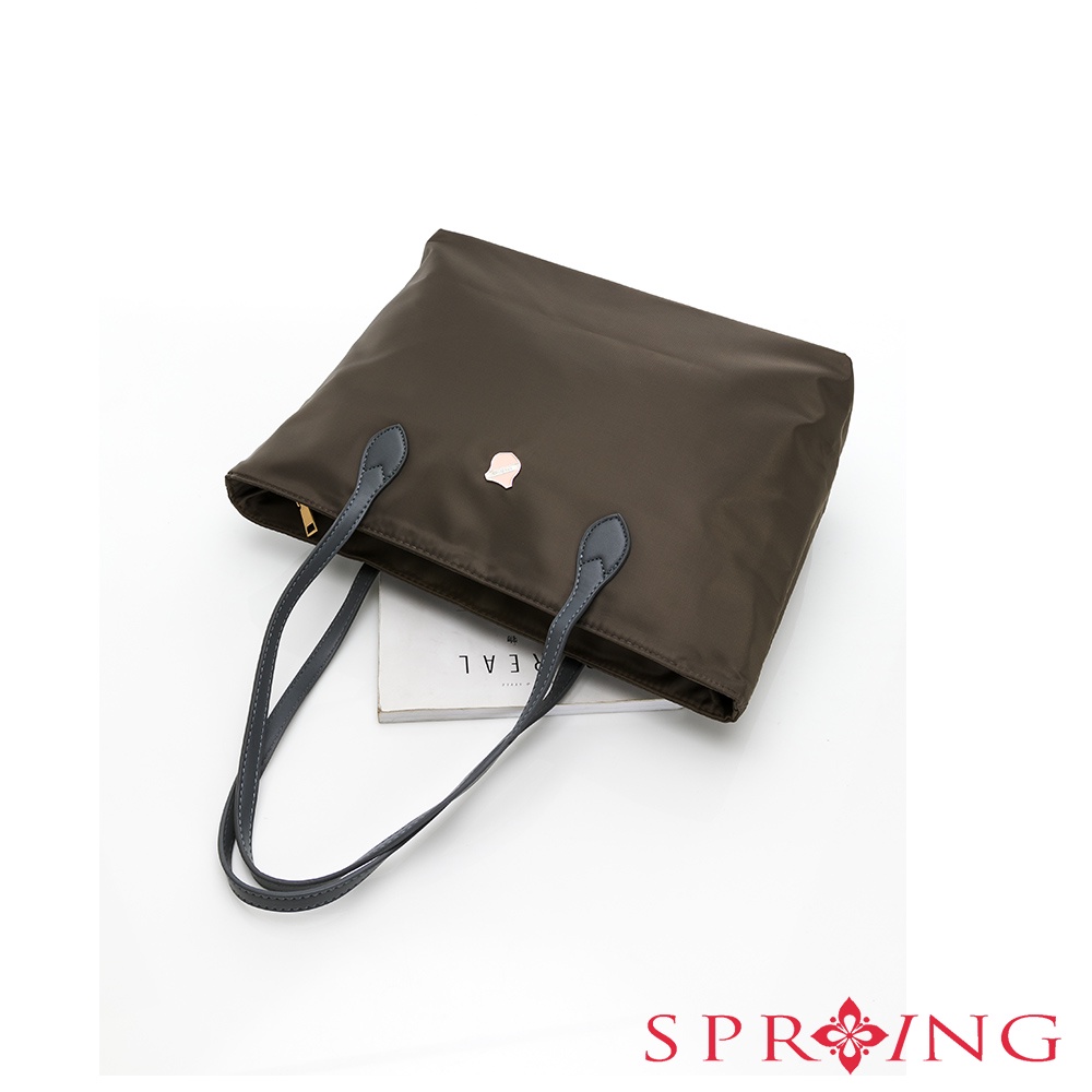 SPRING-質感尼龍托特包大肩背包商務輕便肩背包-多色(0-55043), , large
