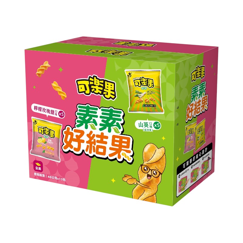 可樂果素食綜合拜拜箱48Gx10包, , large