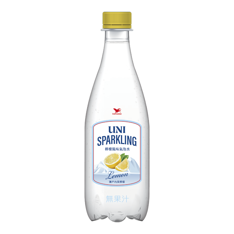 UNI SPARKLING檸檬風味氣泡水PET500ml, , large