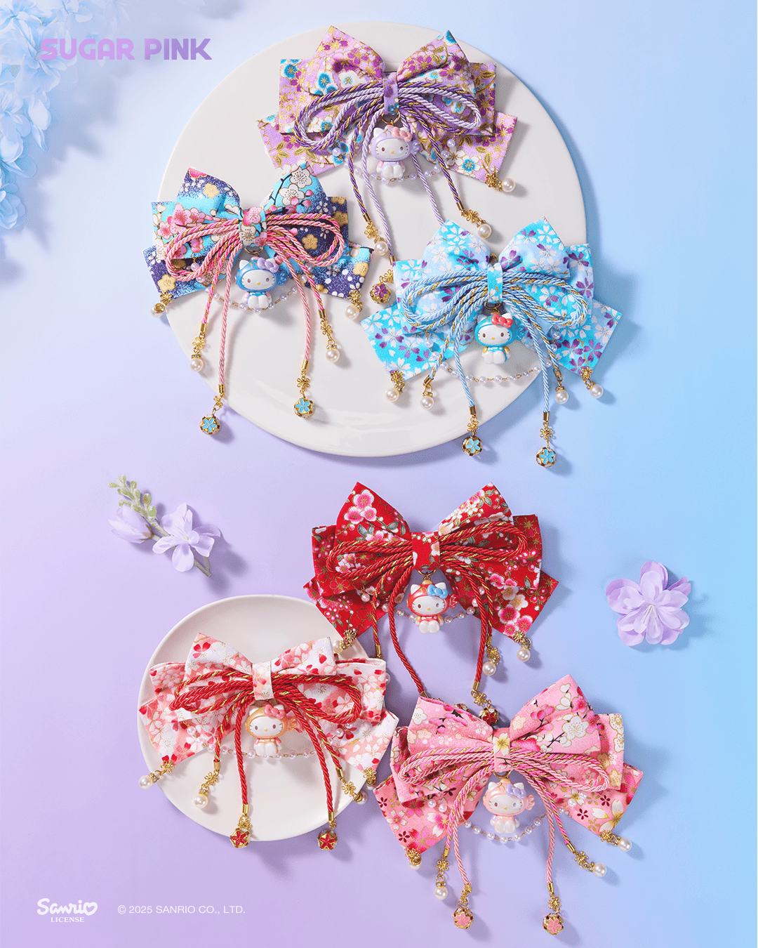 【際洋文化】Hello Kitty錦鯉花影系列萌趣豆, , large