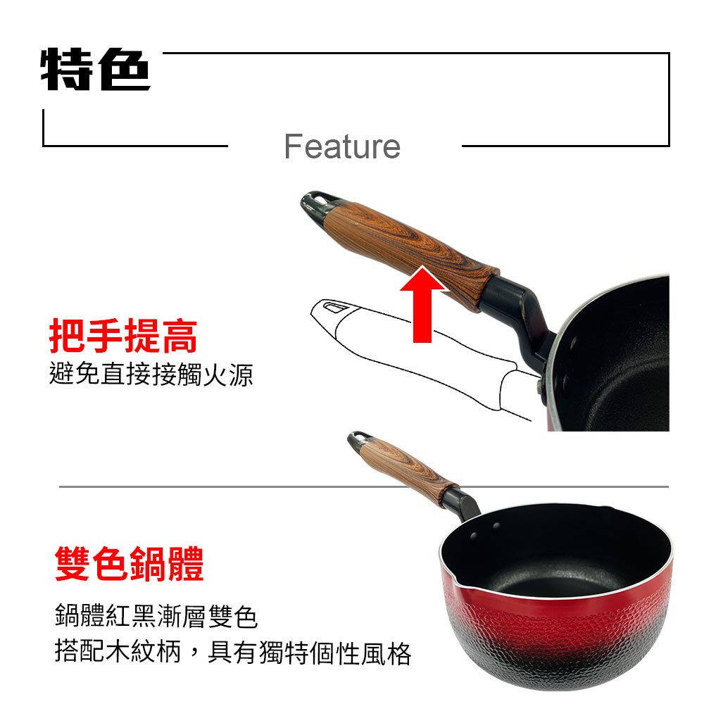 PERFECT 理想牌 晶品不沾深型平底鍋平煎鍋IH無蓋 22cm-Leidea樂德兒, , large