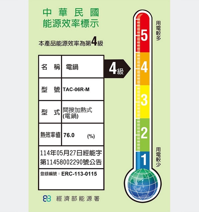 【TATUNG大同】大同6人份全不鏽鋼保溫電鍋TAC-06R-MM, , large