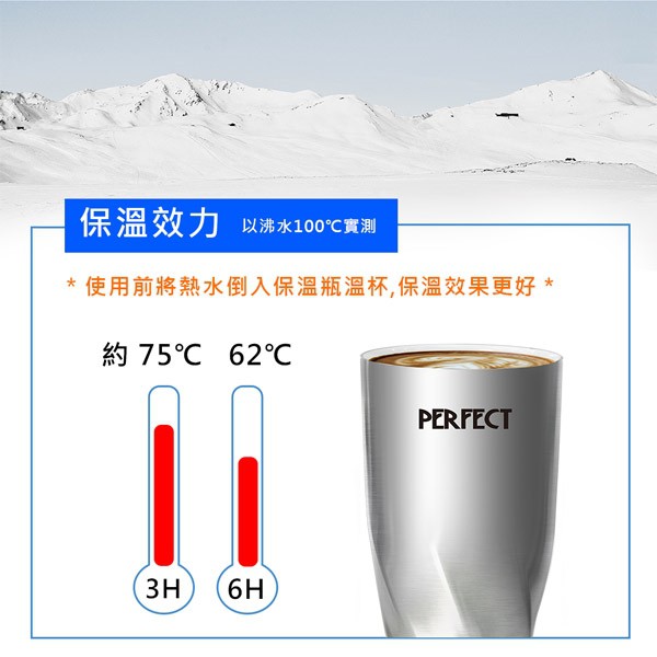 PERFECT 理想牌 晶鑽316不鏽鋼陶瓷冰霸杯保溫杯 1000cc杯蓋-Leidea樂德兒, , large