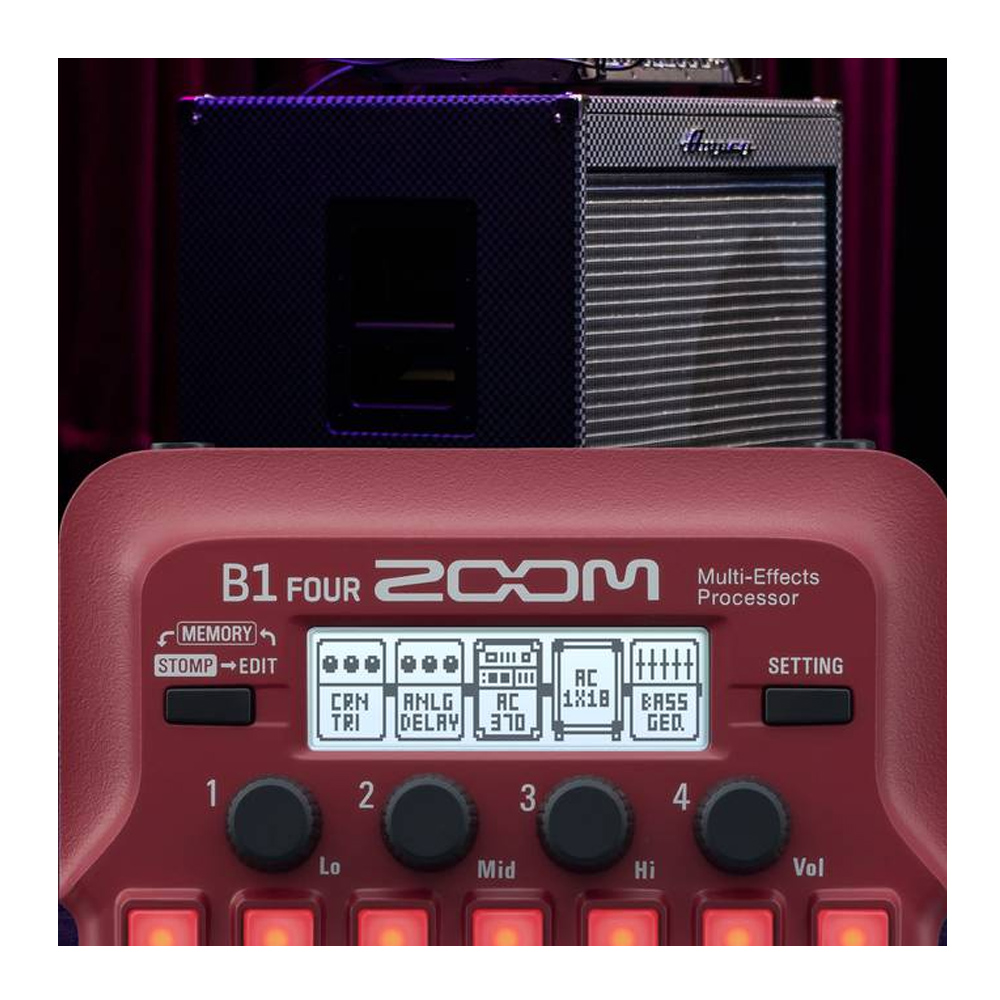 Zoom B1X Four 貝斯 綜合效果器【敦煌樂器】, , large