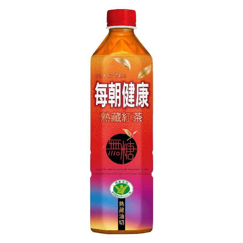 每朝健康熟藏紅茶(無糖) 650ml, , large