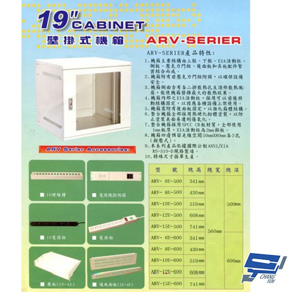 昌運監視器 19吋 鐵製壁掛式機箱 機櫃 1U 理線槽 加購區 【訂製品】, , large