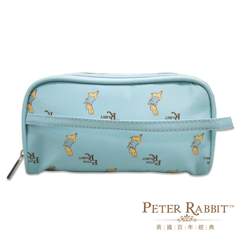 【世豐】PETER RABBIT 比得兔(跑兔藍)化妝 / 收納包, , large