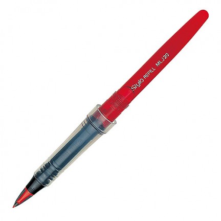 【 Pentel 飛龍 】德拉迪塑膠鋼筆替芯 0.4~0.7mm 12支/盒 MLJ20   -  多款可選, , large