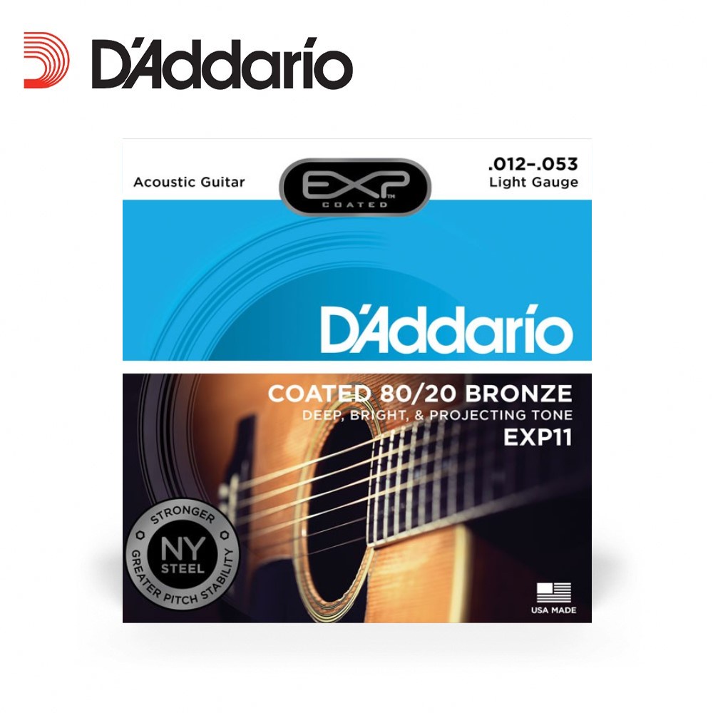 DAddario EXP11 黃銅民謠木吉他套弦【敦煌樂器】, , large