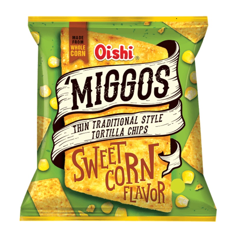 Oishi Crisps-Corn Flavor 105g, , large