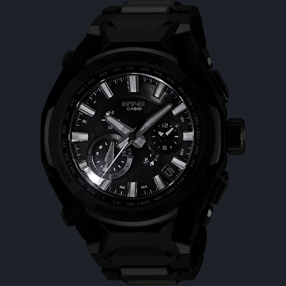 CASIO 卡西歐 MT-G 太陽能藍牙碳核心防護構造手錶 送禮 禮物 推薦(MTG-B4000BD-1A), , large