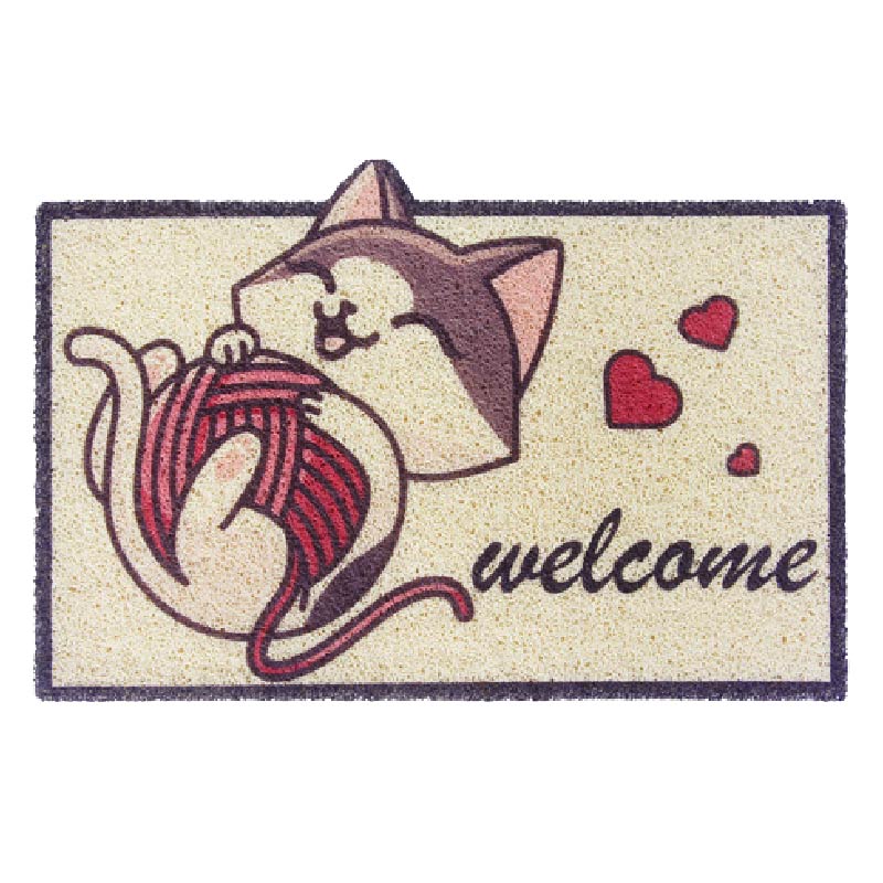cute animal doormat, , large