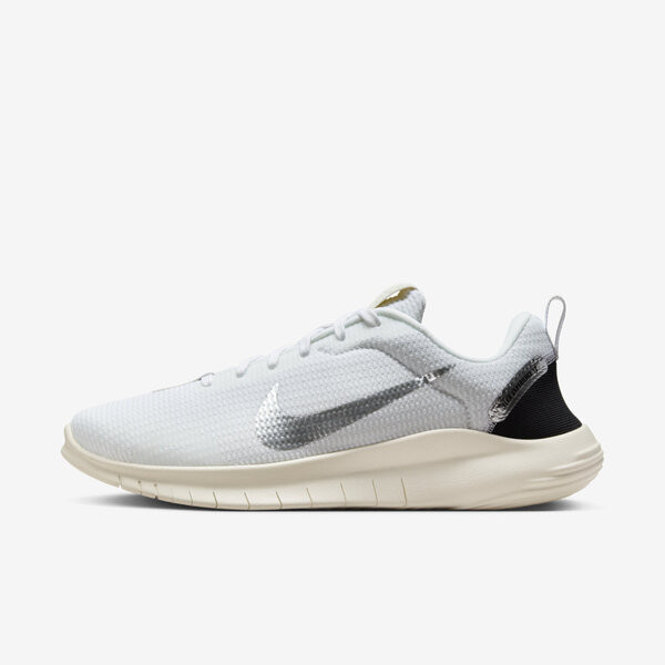 Nike W Flex Experience RN 12 女 慢跑鞋 運動 路跑 輕盈 白銀 [DV0746-101], , large