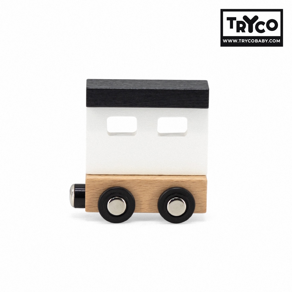 官方直營【Tryco】木製字母火車-28件組, , large