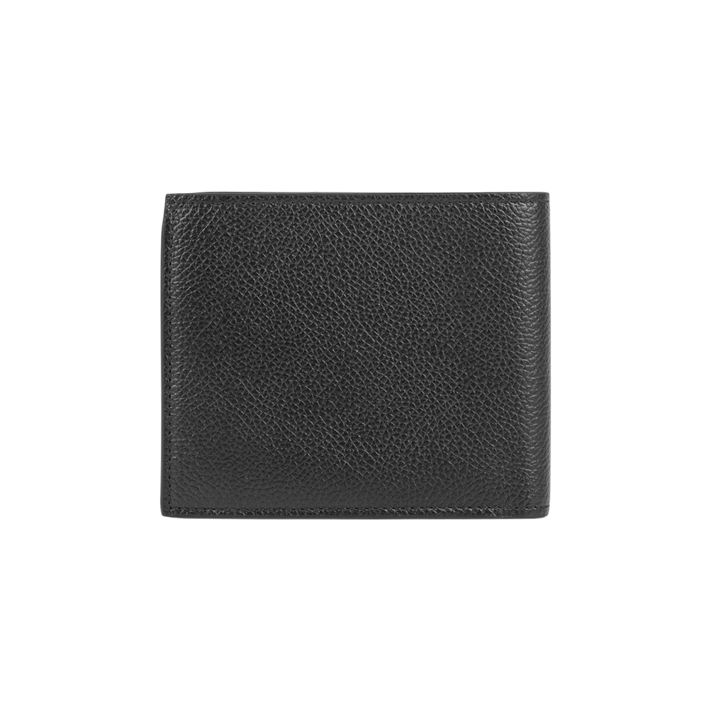 BALENCIAGA Planet Earth 地球圖案牛皮對開8卡短夾(黑色), , large