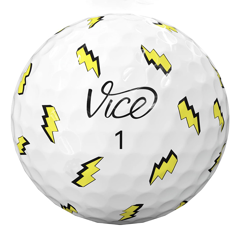 VICE TOUR ZAP! 閃電限定版 高爾夫球 12入/盒 三層球, , large