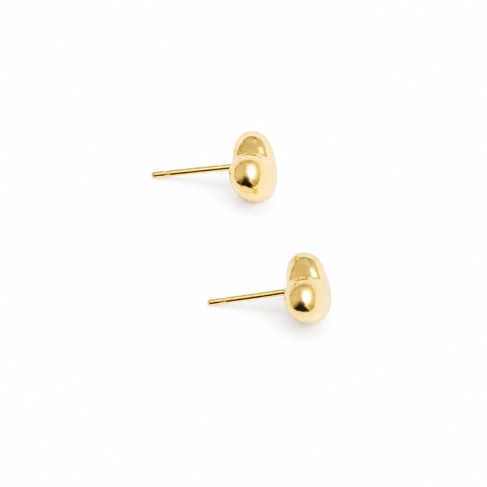 【A'jane】18K金 暖光心動 大愛心耳針 7mm A022410-004 (made in Japan)日本製, , large