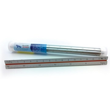 旻新雷鳥 鋁製比例尺-15公分 顏色隨機 (NO.48618), , large