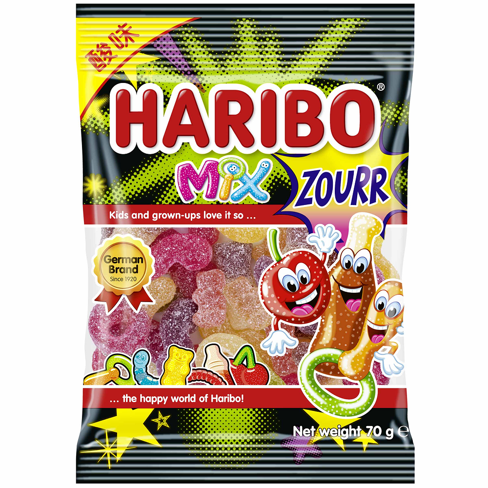 HARIBO Mixed Zour 70g, , large
