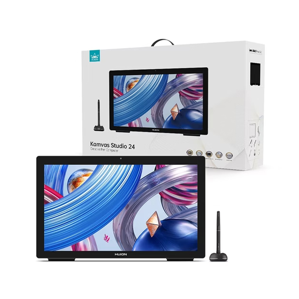 HUION 繪王 KAMVAS Studio 24 繪圖電腦( i7 / 32GB/ 1TB SSD / 藍牙5.2 / Wi-Fi 6 ) /台 KS2401, , large