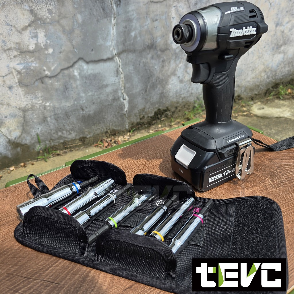 "tevc"Japan VESSEL Hexagonal Handle WSA Head Series Rigid Forged First Vibration 15 Degree Shake Head Socket-19mm, , large