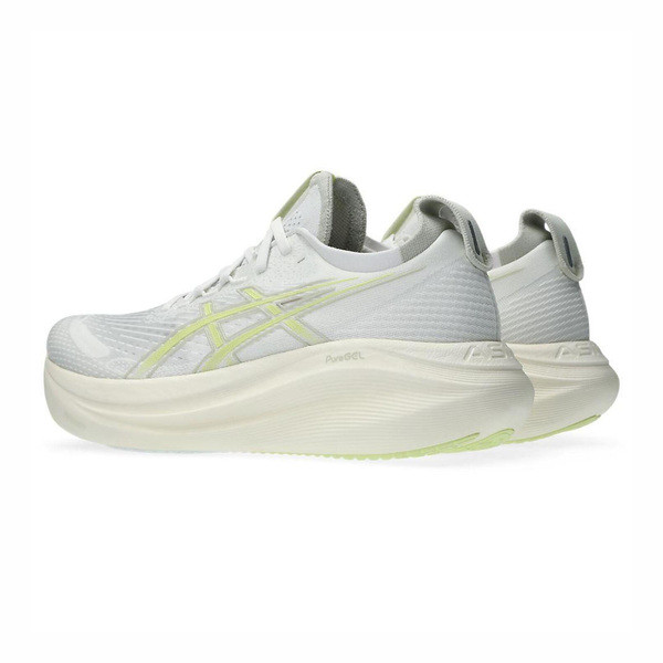 Asics Gel-nimbus 27 男 慢跑鞋 彈力 支撐 緩震 灰白 黃 [1011B958-101], , large