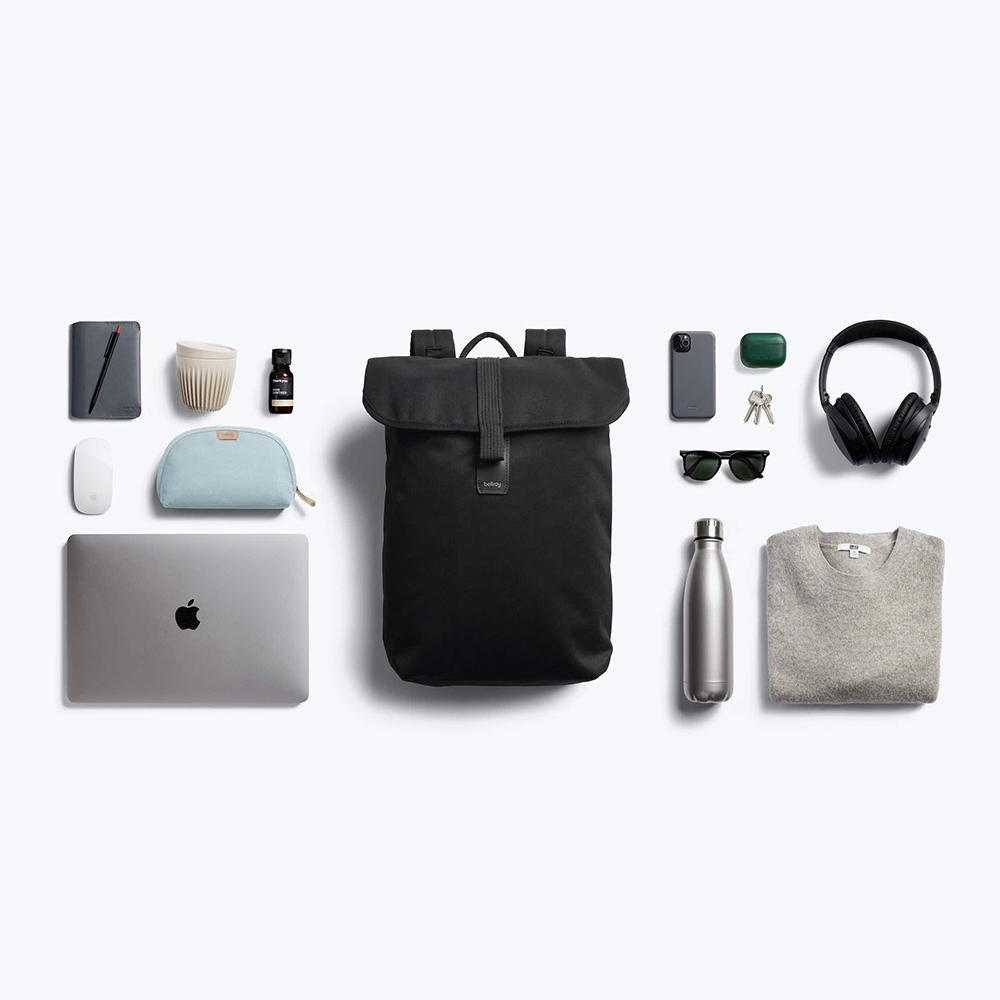 |快速出貨|Bellroy Oslo 後背包 筆電包 防水背包 收納多口袋-黑色, , large