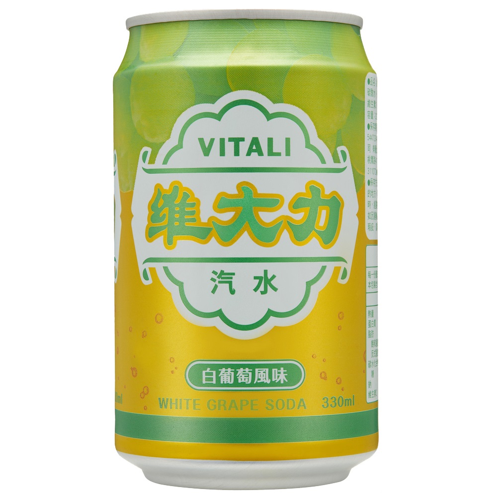 Vitali White Grape Soda 300ml, , large