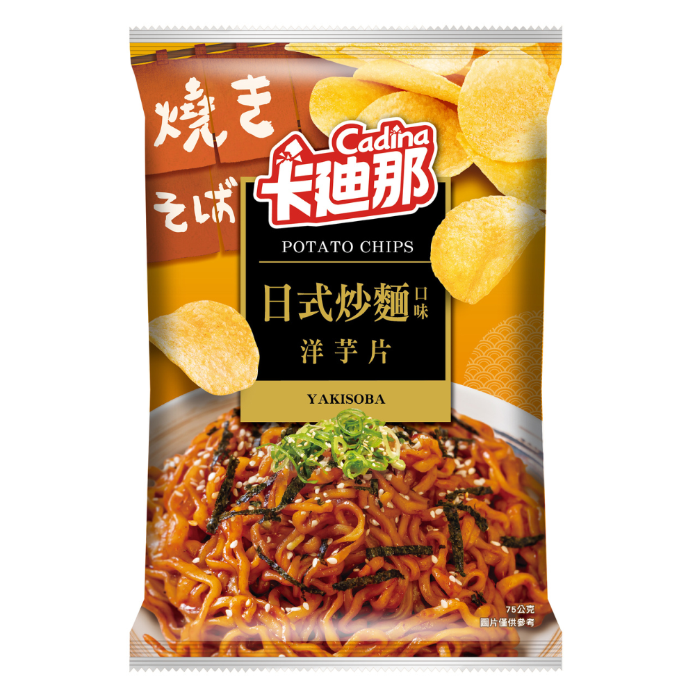 卡迪那洋芋片日式炒麵口味75G, , large