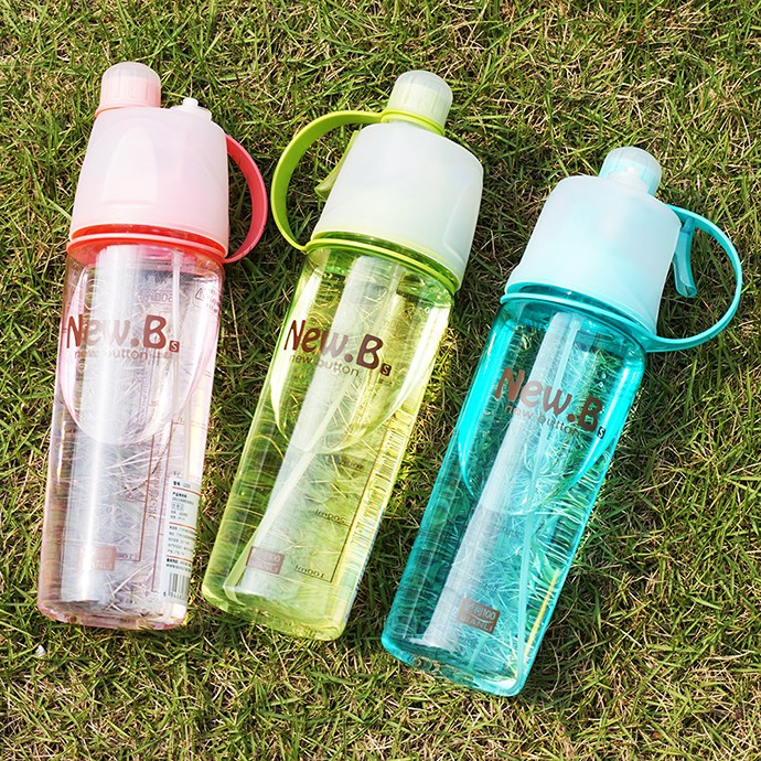 GS MALL 400ml 運動噴霧水壺 補水水壺 降溫水壺 噴水壺 噴霧水壺 噴霧瓶 水壺 創意水壺 水壺 水瓶, , large