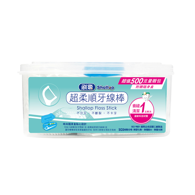 刷樂超柔順牙線棒500支, , large