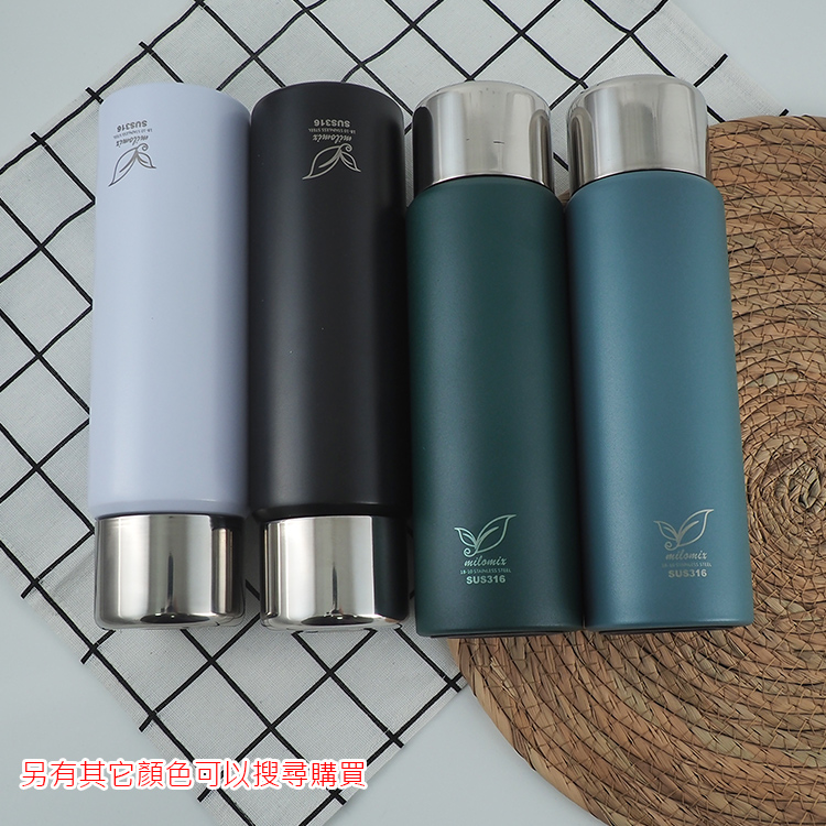 辛德瑞拉316不鏽鋼長效保溫杯-600ml-黑色-1支, , large