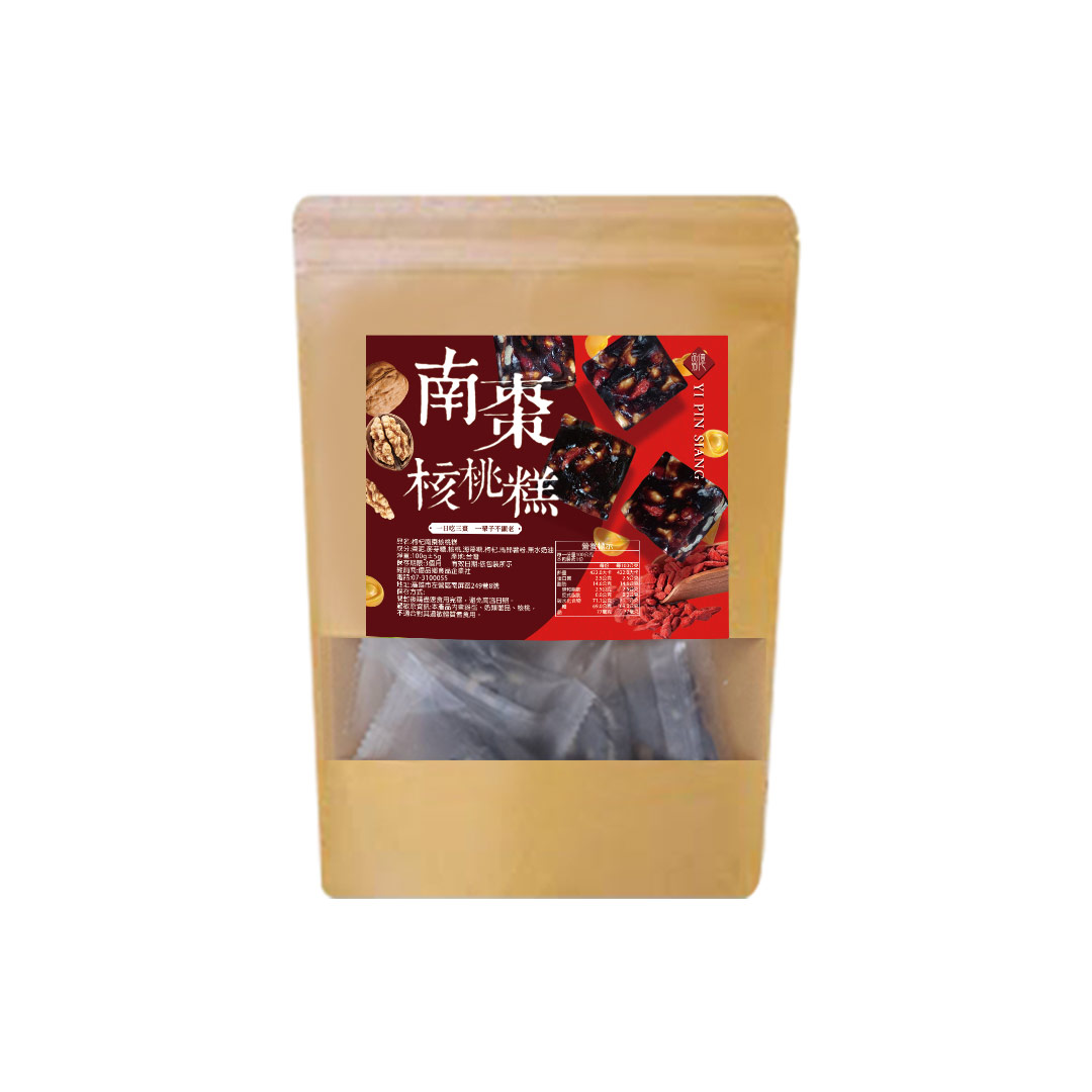 【億品鄉】手工枸杞南棗核桃糕100g, , large
