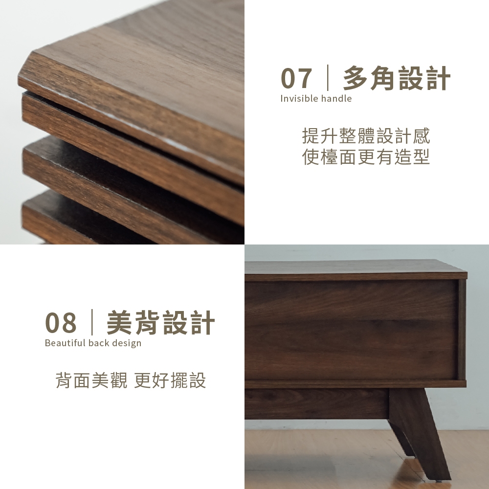 電視櫃 收納櫃 置物櫃 櫥櫃 TV171, 胡桃色, large