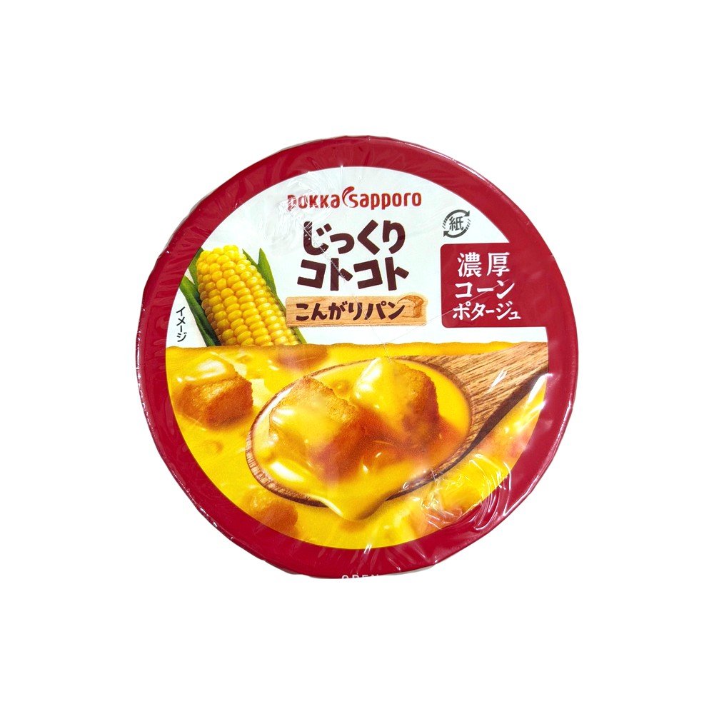 POKKA麵包丁入濃厚玉米濃湯杯, , large