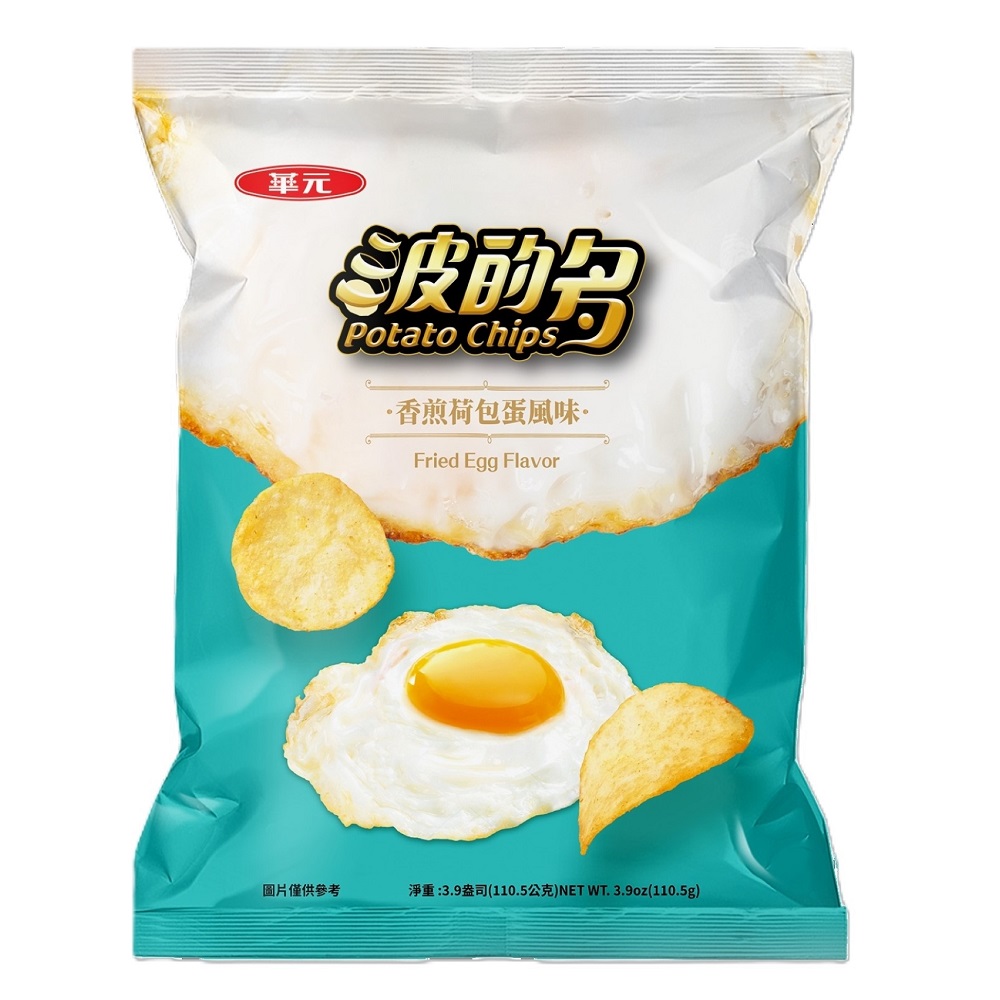 華元波的多洋芋片-香煎荷包蛋風味110.5g, , large