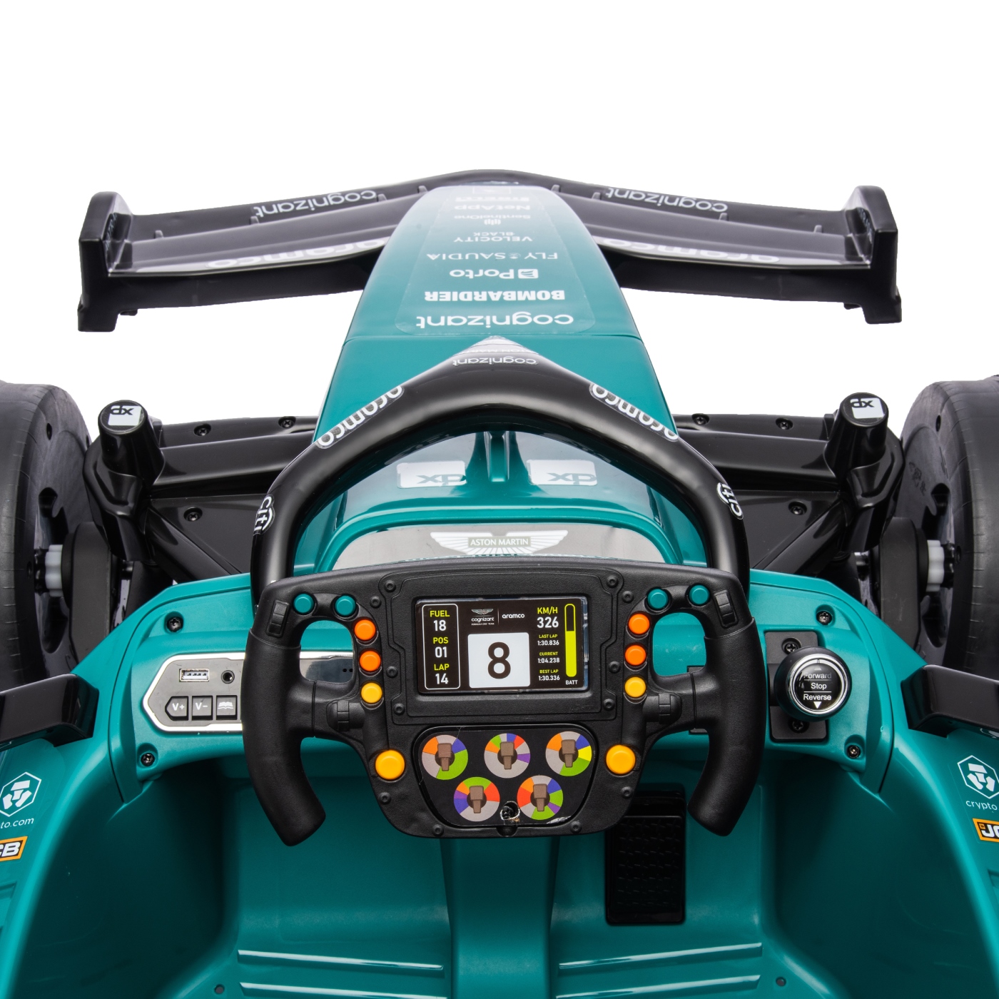 Aston Martin F1 兒童電動玩具車 卡丁車 充電跑車 派對禮物 兒童超跑 電動車 進口商檢合格, , large