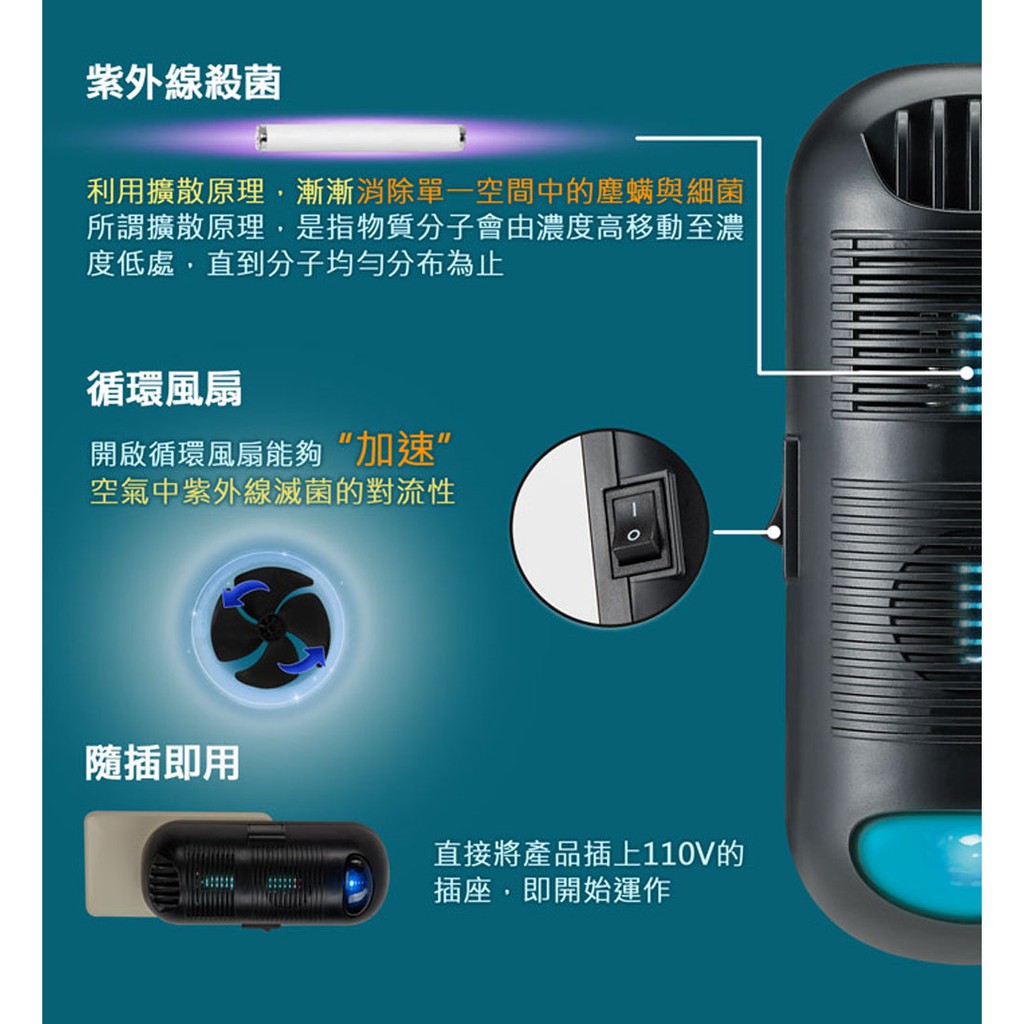 GS MALL 台灣製造 紫外線除塵螨器 紫外線除螨 滅菌器 塵螨機 除塵螨 除蟲 驅蹣, , large
