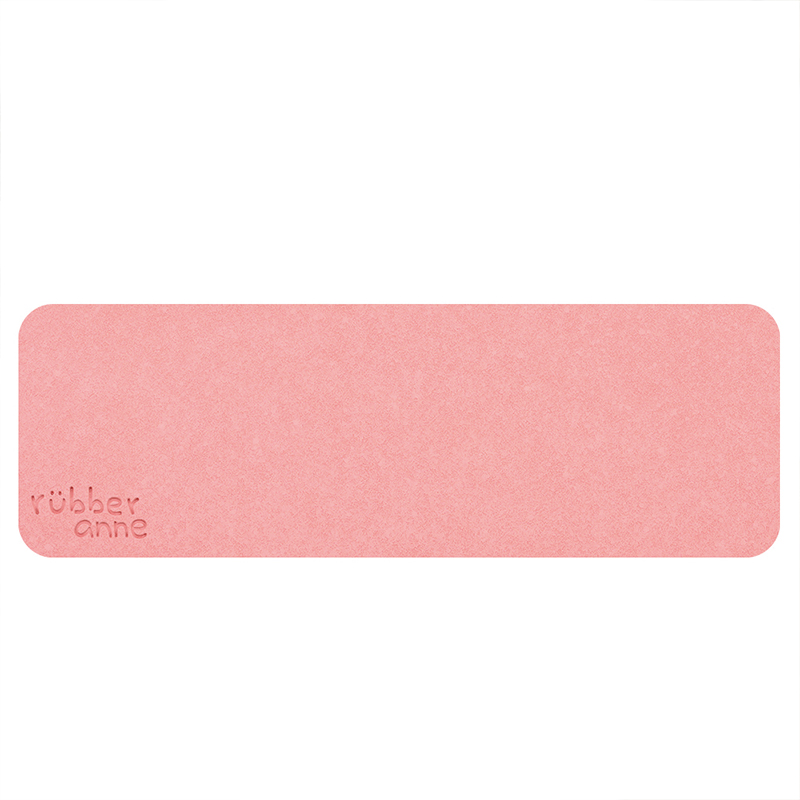 【Monster】 Soft Diatomaceous Earth Washbasin Absorbent Mat (24x8cm) &ndash; Warm Pink, , large