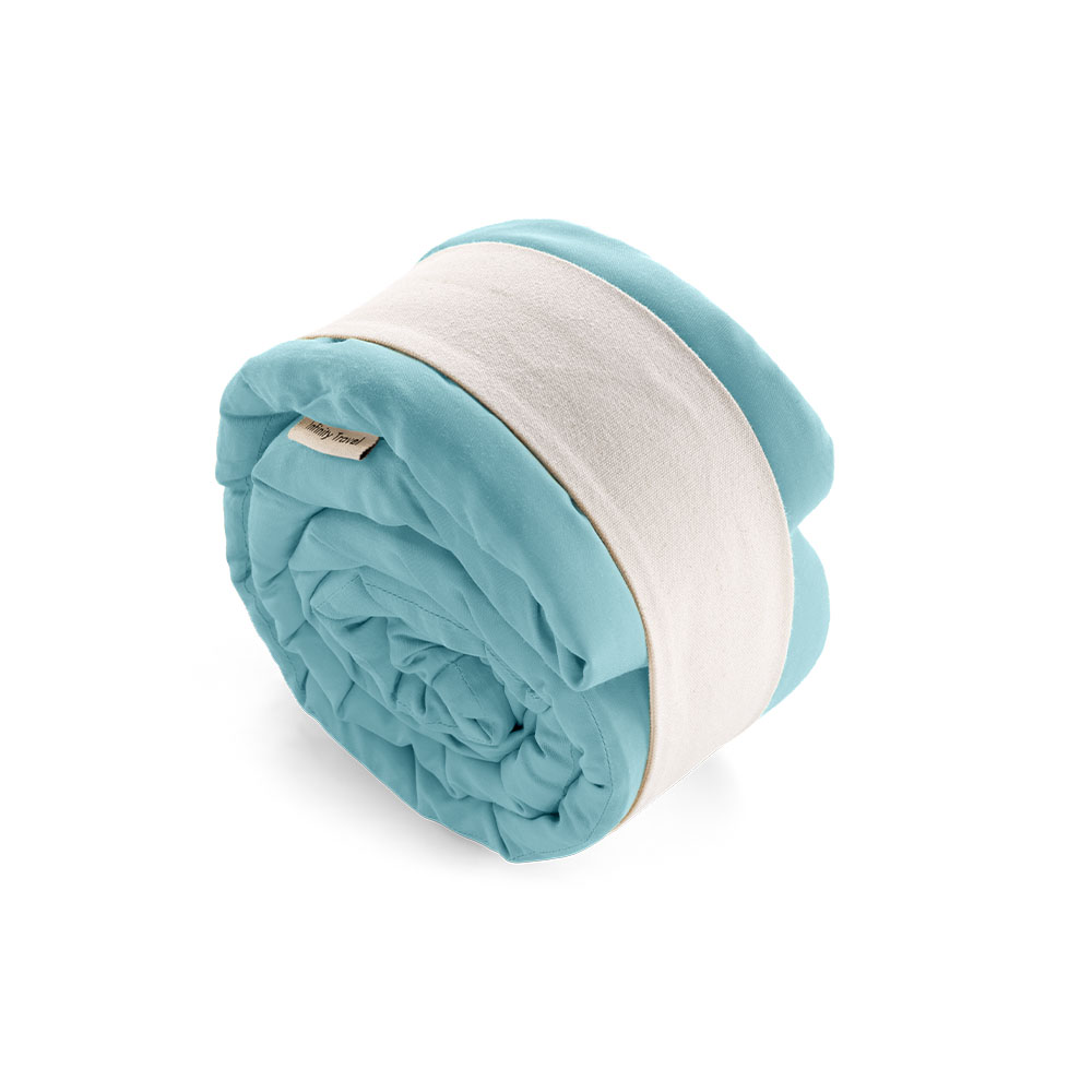 Infinity Pillow Mini Travel Neck Pillow Sky Blue, , large