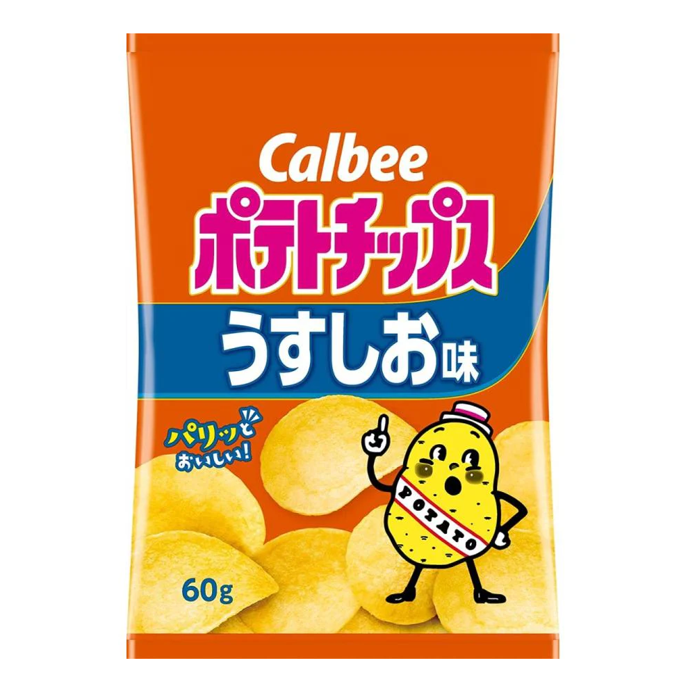 Calbee卡樂比鹽味洋芋片, , large