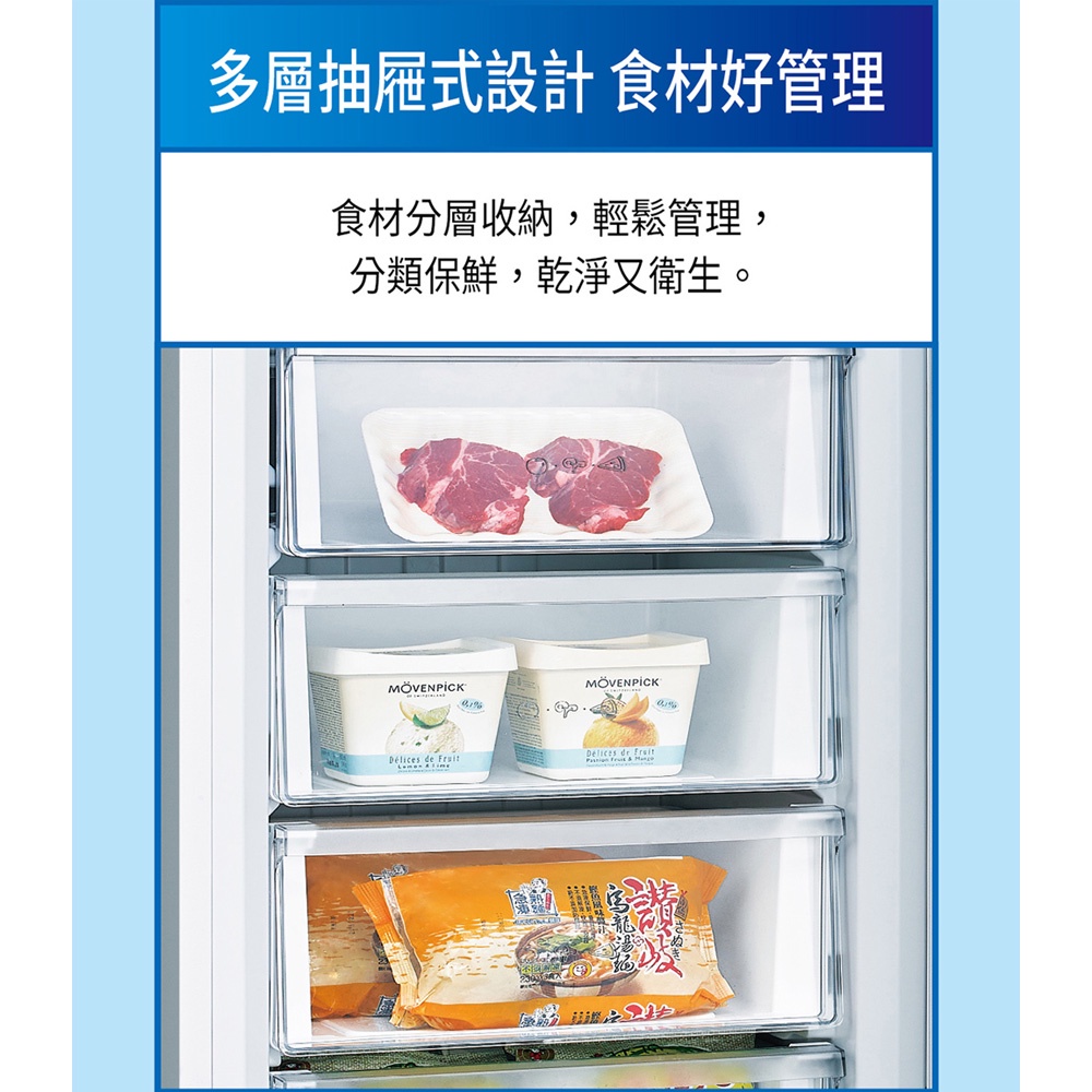 SANLUX 台灣三洋 165L 直立式 變頻冷凍櫃 SCR-V168F, , large