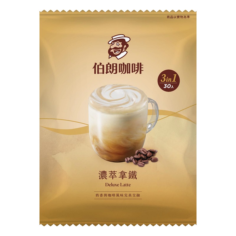 Mr.Brown Deluxe Latte 3in1 17.5g x30, , large