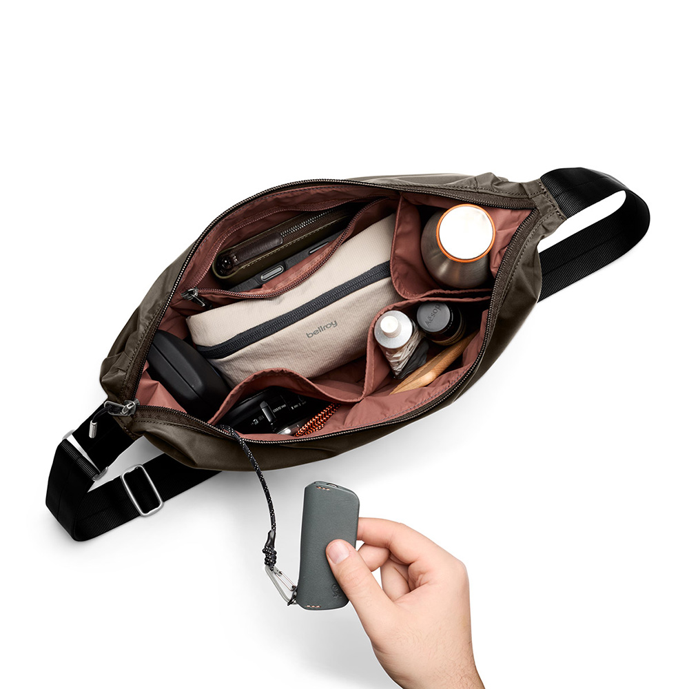 Bellroy Laneway Crescent Bag 7L 月亮包 側背包 斜背包 男包 女包 送禮 禮物 推薦(自然岩灰)BOAB-RVR-238, , large