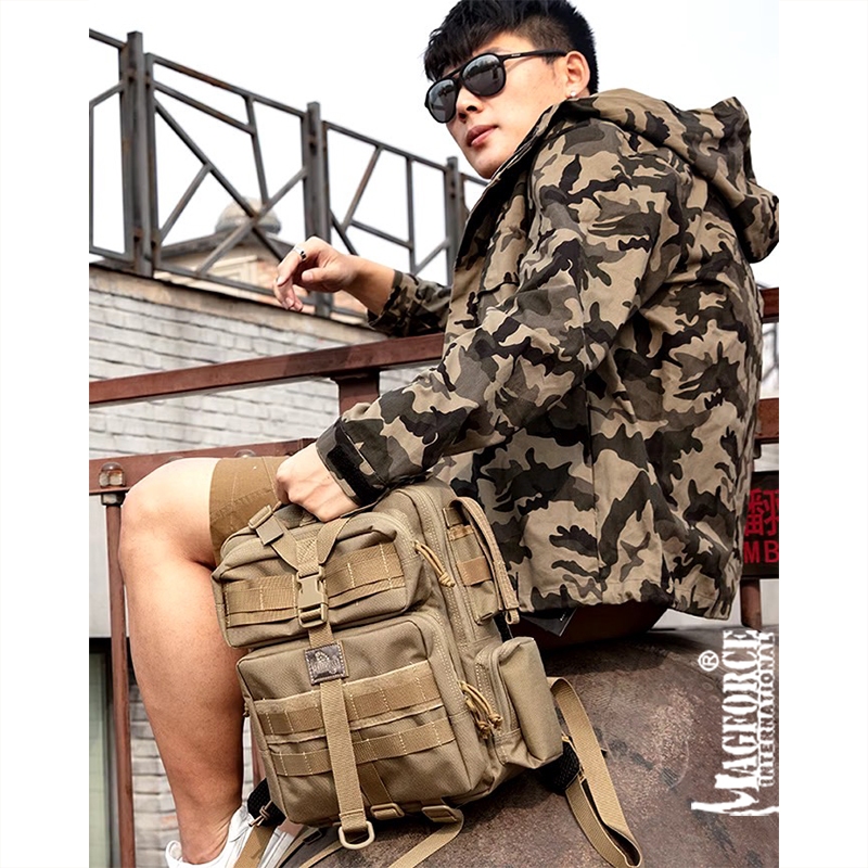 【MAGFORCE】馬蓋先#0529 闊步者小背包 【 1050D 綠色】  軍規背包 後背包 戰術背包 登山背包 台灣製, , large