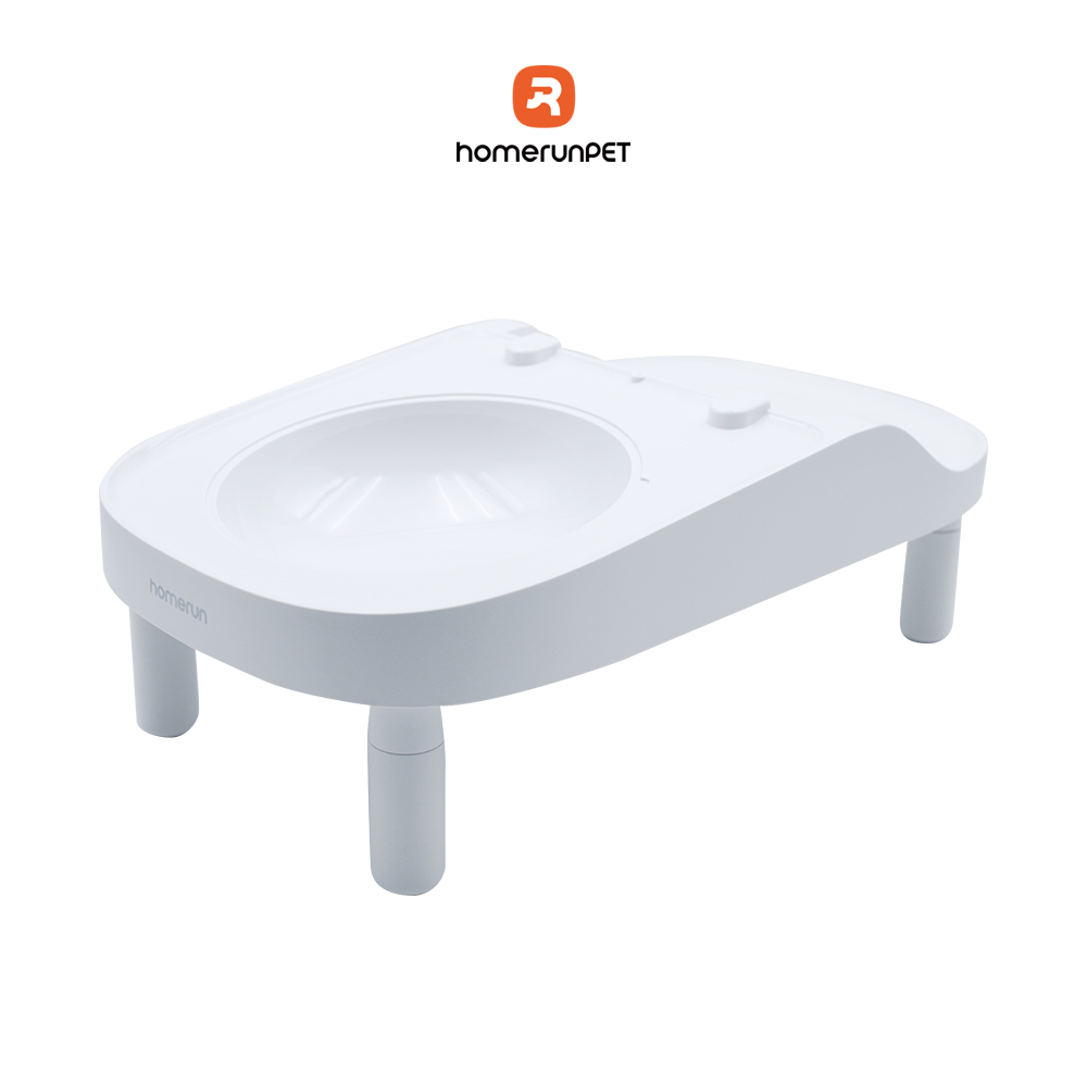 Homerunpet Pet feeder raised food stand Single bowl raised stand, , large