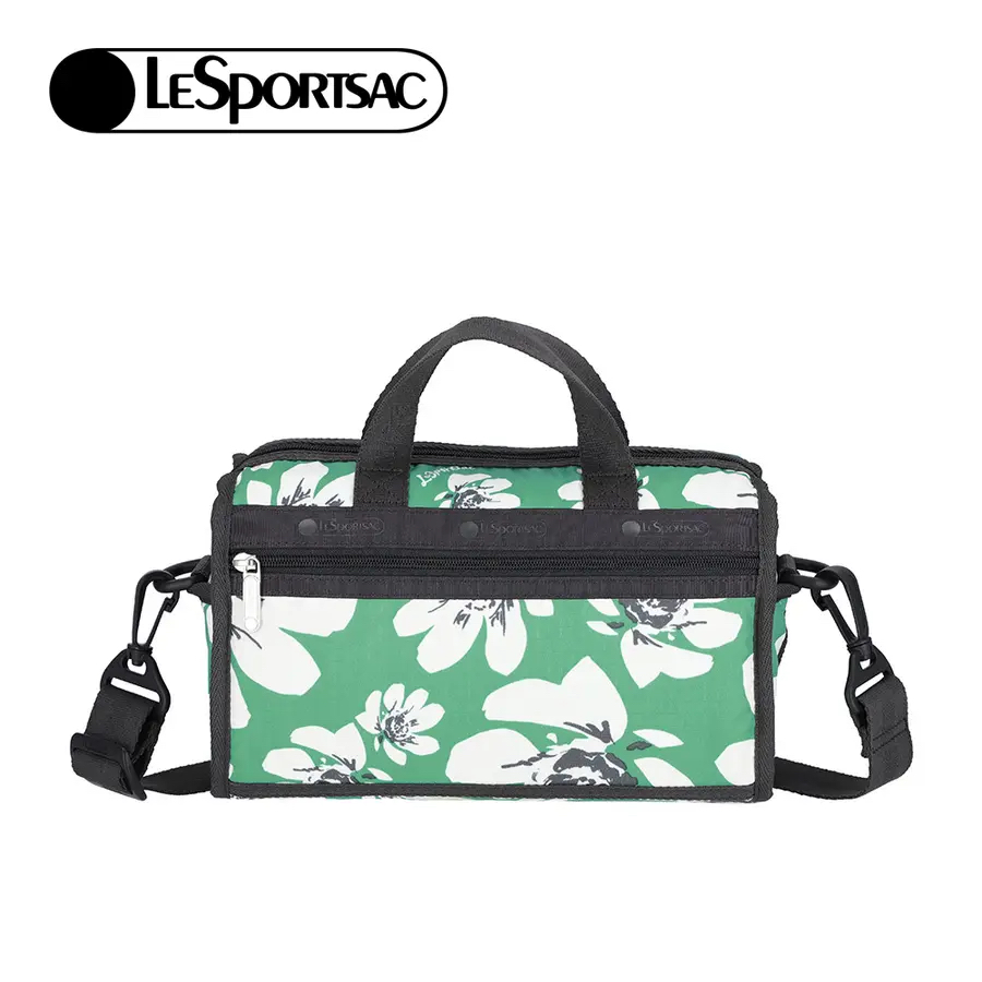Lesportsac Mini Duffel Crossbody 迷你筒狀肩背包 / 翠綠花園, , large