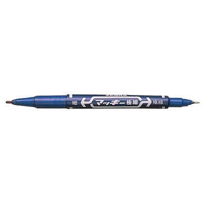 ZEBRA斑馬(利百代)  MO-120-MC 油性極細雙頭筆(多色)紅, , large