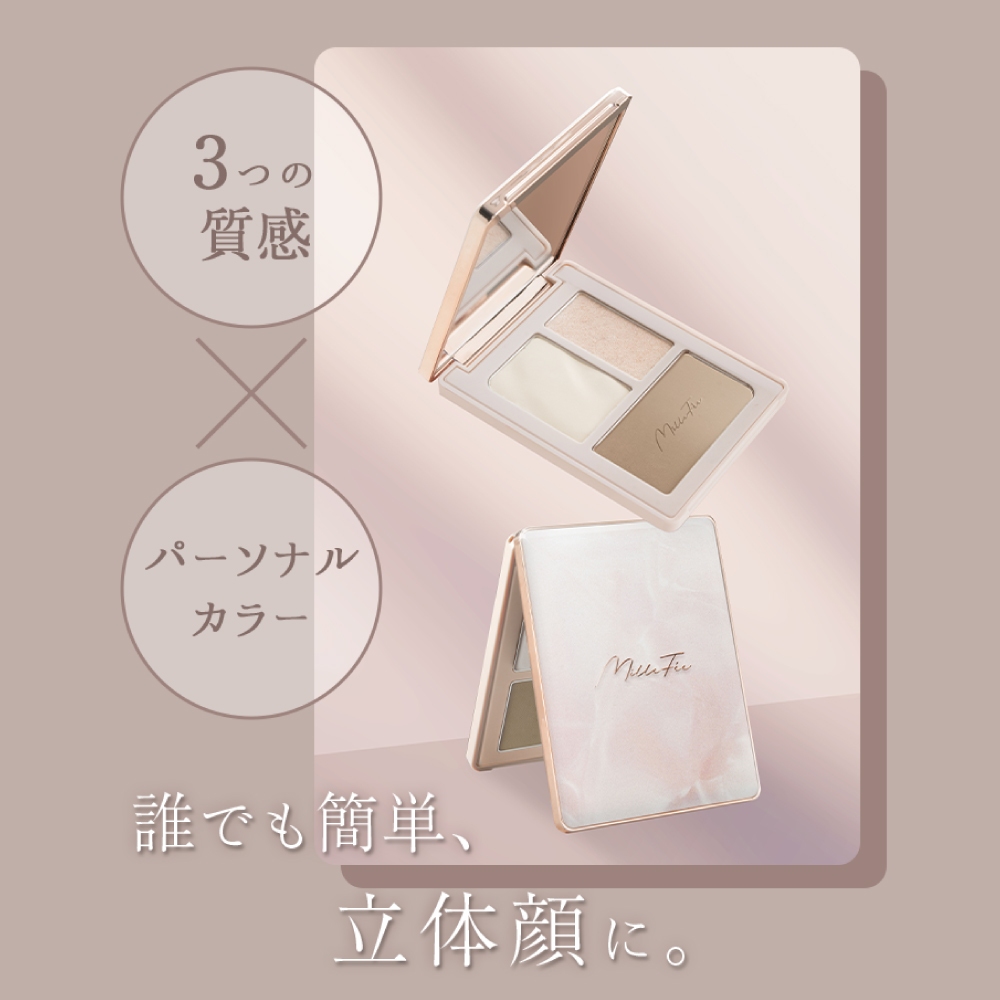 【千康購物網】MilleF&eacute;e 心機修容盤-01暖色調, , large
